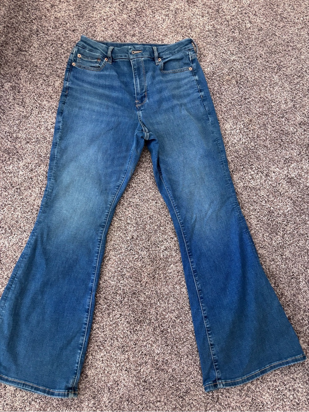American Eagle Outfitters Dark Blue Flare Jeans